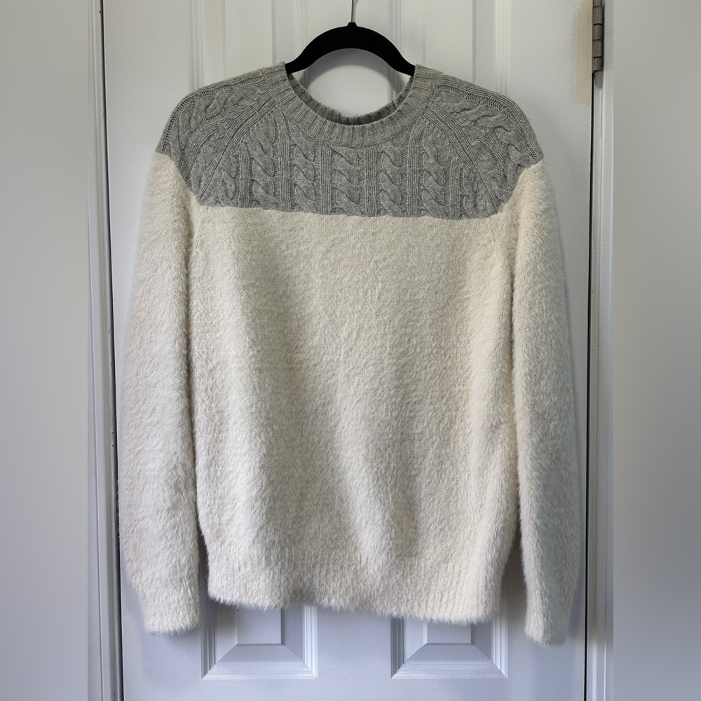 J‎ Crew Women's Wool Blend Soft Knit Holiday Sweater Size Small